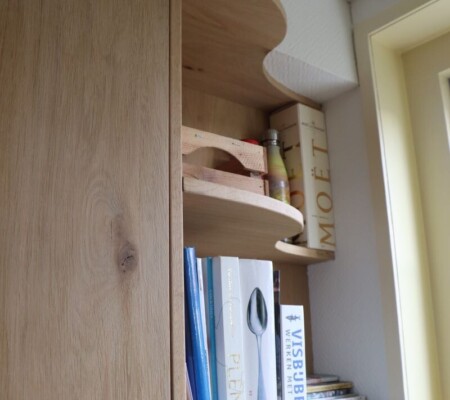 Maatwerkkeuken massief eiken - Skylt lak