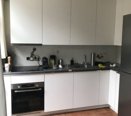 Maatwerkkeuken - optimale bergruimte met carrousel - recycled mdf